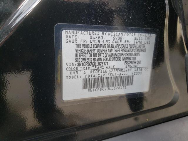 3N1CP5CV3LL528171 Nissan KICKS SV