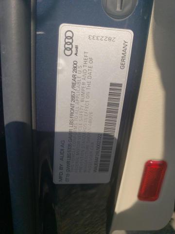 WAUE8AF26LN002322 Audi A6 PREMIUM 10