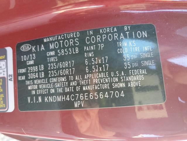 KNDMH4C76E6564704 KIA SEDONA EX