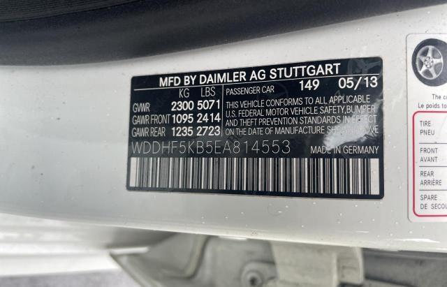 WDDHF5KB5EA814553 2014 MERCEDES-BENZ E-CLASS - Image 10