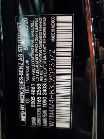 W1N4M4HB3LW033572 Mercedes-Benz Glb 250 4matic