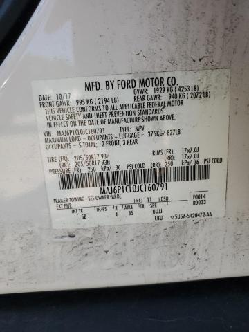 MAJ6P1CL0JC160791 Ford Ecosport Ses