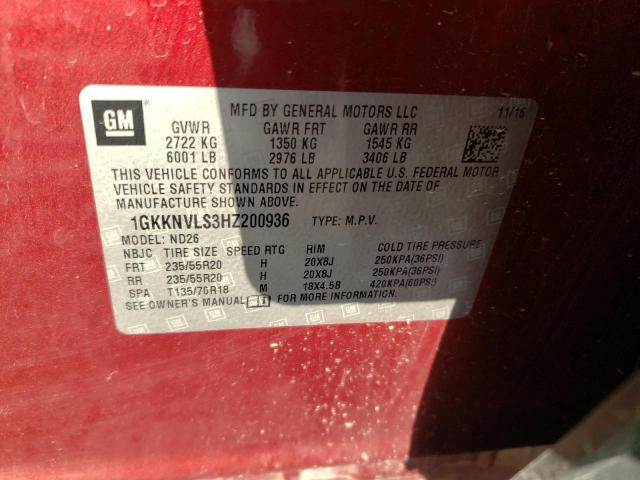 1GKKNVLS3HZ200936 GMC Acadia All Terrain