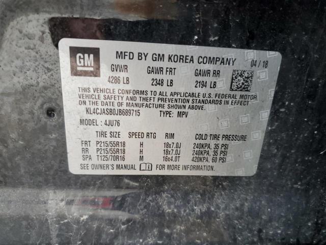 KL4CJASB0JB689715 Buick Encore Preferred