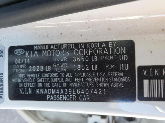 KNADM4A39E6407421 KIA RIO LX