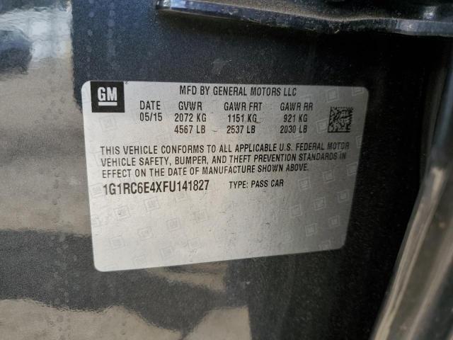 VIN 1G1RC6E4XFU141827 2015 Chevrolet Volt no.12