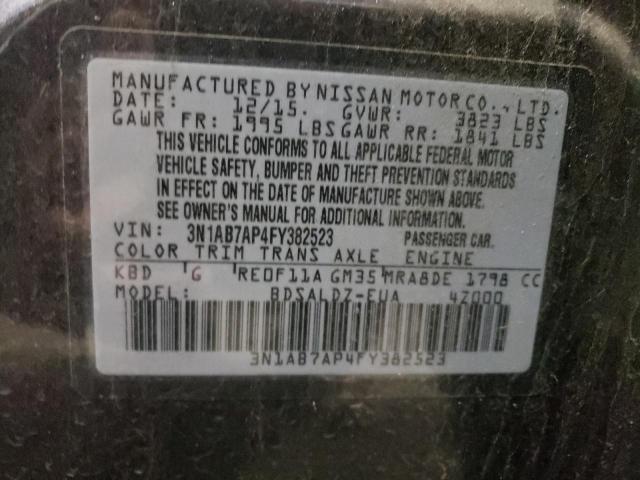 2015 NISSAN UK - 3N1AB7AP4FY382523