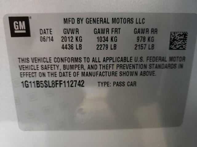 1G11B5SL8FF112742 Chevrolet MALIBU LS