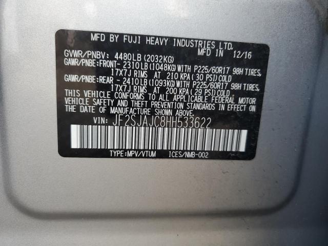 JF2SJAJC8HH533622 Subaru Forester 2.5i Limited