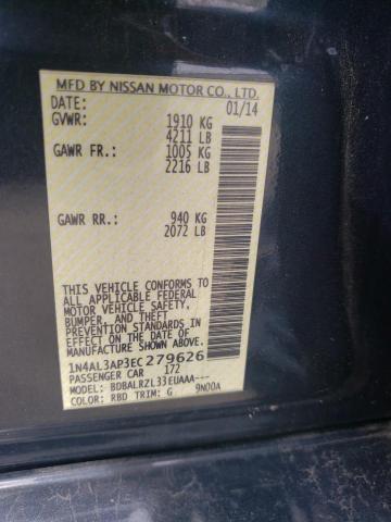 1N4AL3AP3EC279626 Nissan ALTIMA 2.5