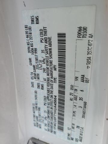 1FMCU0F71HUA45664 2017 FORD ESCAPE, photo no. 13