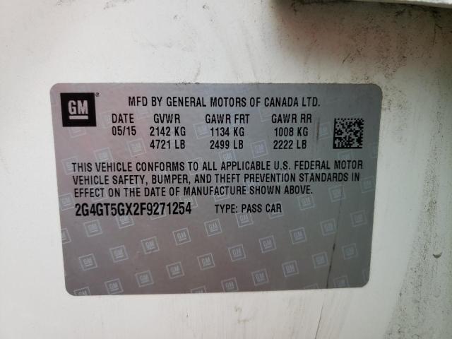 2G4GT5GX2F9271254 Buick REGAL GS