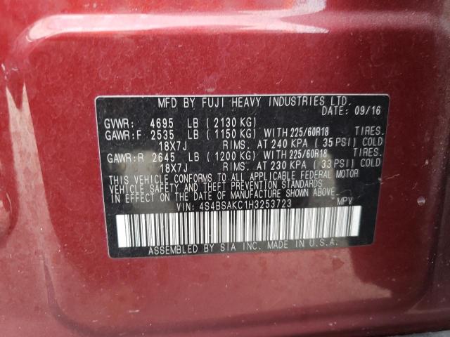 4S4BSAKC1H3253723 Subaru Outback 2.5i Limited