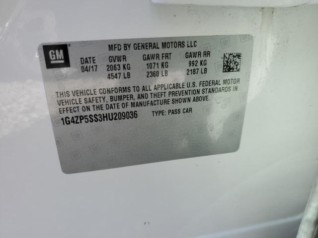 1G4ZP5SS3HU209036 Buick Lacrosse Essence