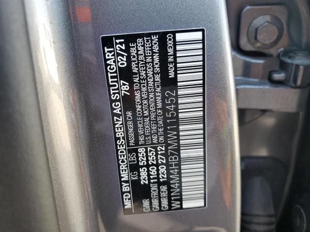 W1N4M4HB7MW115452 Mercedes-Benz Glb 250 4matic