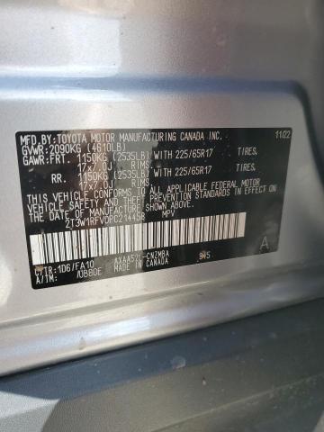 2023 TOYOTA RAV4 4D 2W - 2T3W1RFV0PC214458