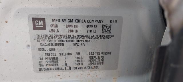 KL4CJASB8JB604989 Buick Encore Preferred