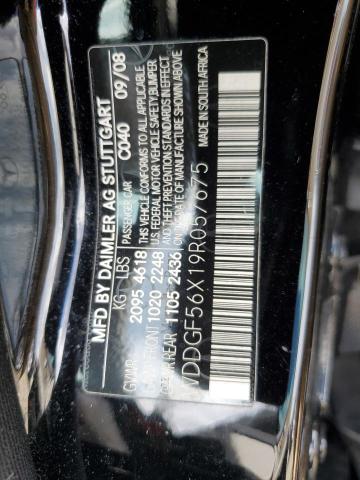 2009 Mercedes-Benz C350 VIN: WDDGF56X19R057675 Lot: 67036093