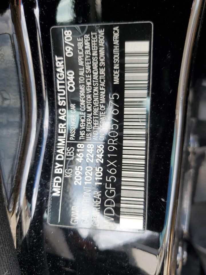 WDDGF56X19R057675 2009 Mercedes-Benz C350