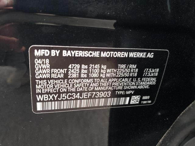 VIN WBXYJ5C34JEF73903 2018 BMW X2, Xdrive28I no.13