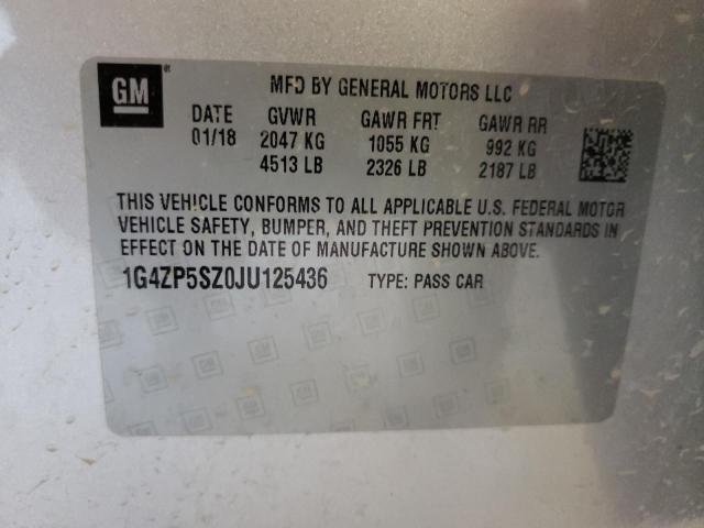 1G4ZP5SZ0JU125436 Buick Lacrosse Essence