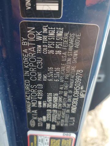 KNDCB3LC6H5039978 KIA NIRO FE