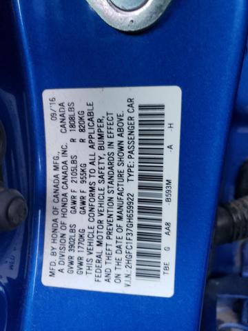 2HGFC1F37GH659922 Honda CIVIC EX