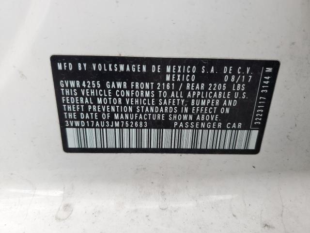 2018 VOLKSWAGEN GOLF SPORT - 3VWD17AU3JM752683