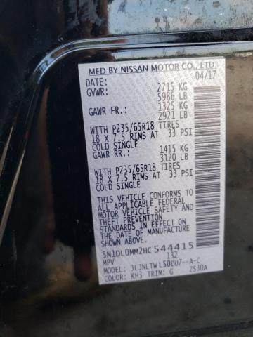 2017 INFINITI QX60 - 5N1DL0MM2HC544415