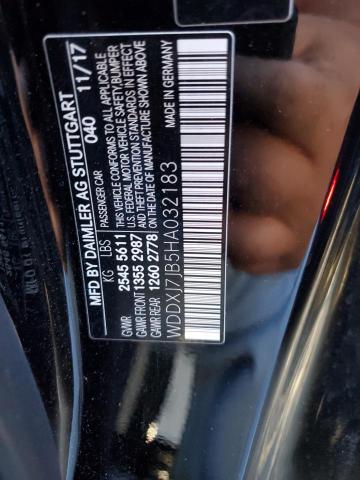 2017 MERCEDES-BENZ S 63 AMG - WDDXJ7JB5HA032183