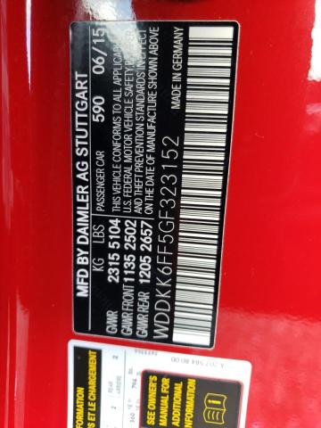 WDDKK6FF5GF323152 Mercedes-Benz E 400
