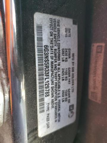 2015 CHEVROLET CAPRICE PO - 6G3NS5R33FL129788