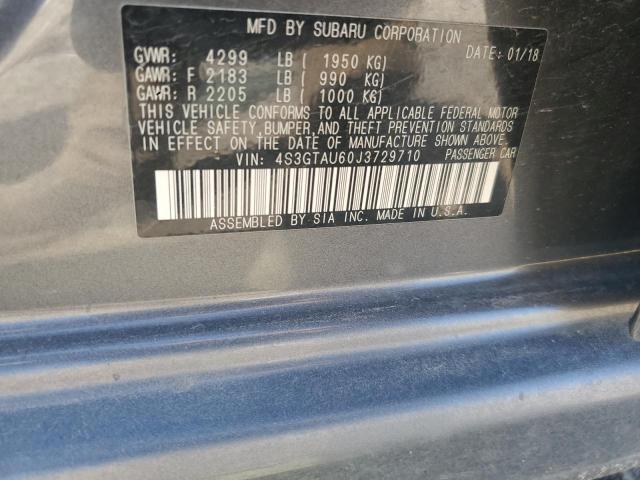 4S3GTAU60J3729710 Subaru Impreza Limited