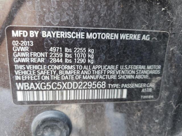 VIN WBAXG5C5XDD229568 2013 BMW 5 Series, 528 I no.12