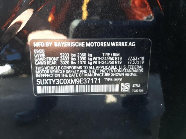 5UXTY3C0XM9E37171 2021 BMW X3, photo no. 14