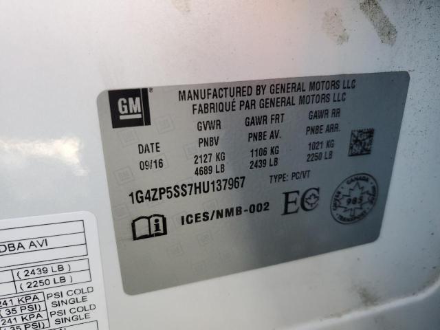 1G4ZP5SS7HU137967 Buick Lacrosse Essence