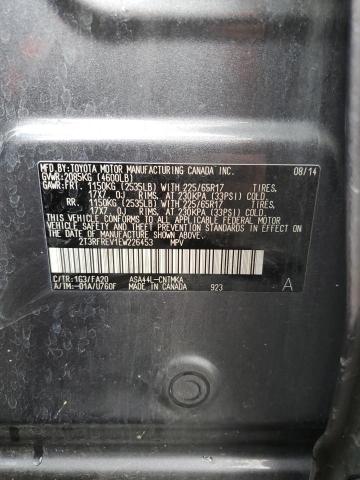 2T3RFREV1EW226453 Toyota Rav4 Xle