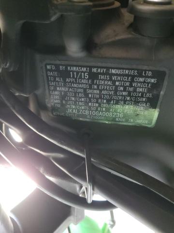 2016 KAWASAKI LZ1000 B - JKALZCB10GA008236