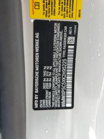 WMWXP5C5XK2H95225 Mini Cooper