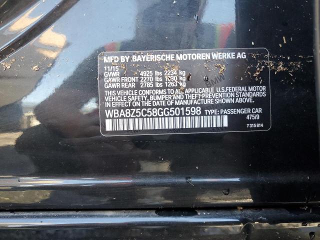 WBA8Z5C58GG501598 BMW 328 Xigt Sulev