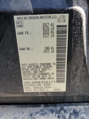 2016 NISSAN ALTIMA 2.5 - 1N4AL3AP6GN356173