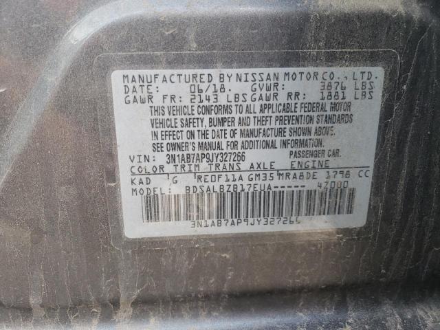 3N1AB7AP9JY327266 Nissan SENTRA S