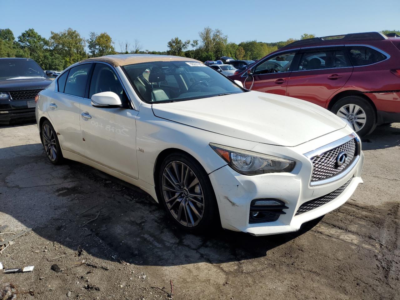 2016 Infiniti Q50 Red Sport 400 vin: JN1FV7AP9GM421091