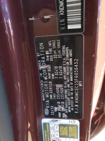 KNDMC5C15F6056452 KIA SEDONA EX
