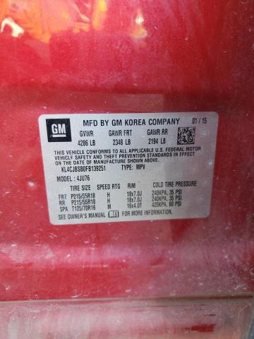 KL4CJBSB0FB139251 Buick Encore Convenience