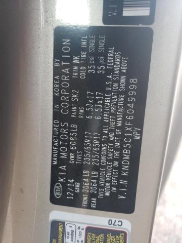 KNDMB5C1XF6049998 KIA SEDONA LX