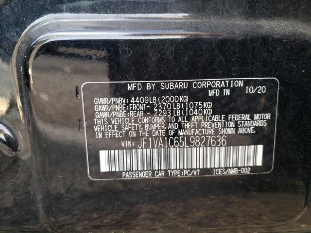 JF1VA1C65L9827636 Subaru Wrx Premium