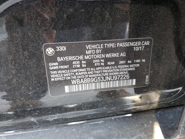 2018 BMW 330 I - WBA8B9G53JNU97226