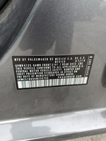 2019 VOLKSWAGEN JETTA S - 3VWC57BU5KM235756