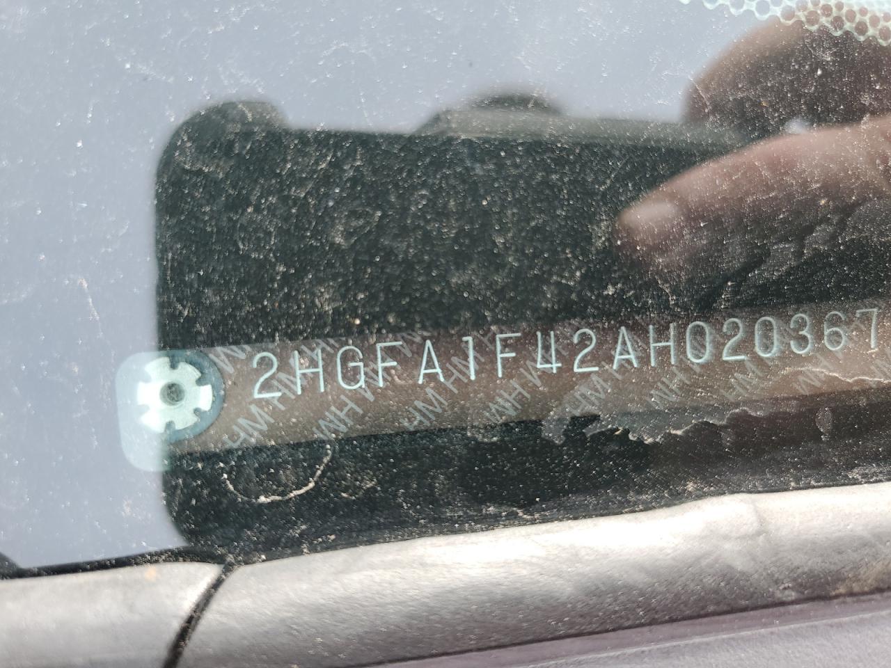 2HGFA1F42AH020367 2010 Honda Civic Dx-G